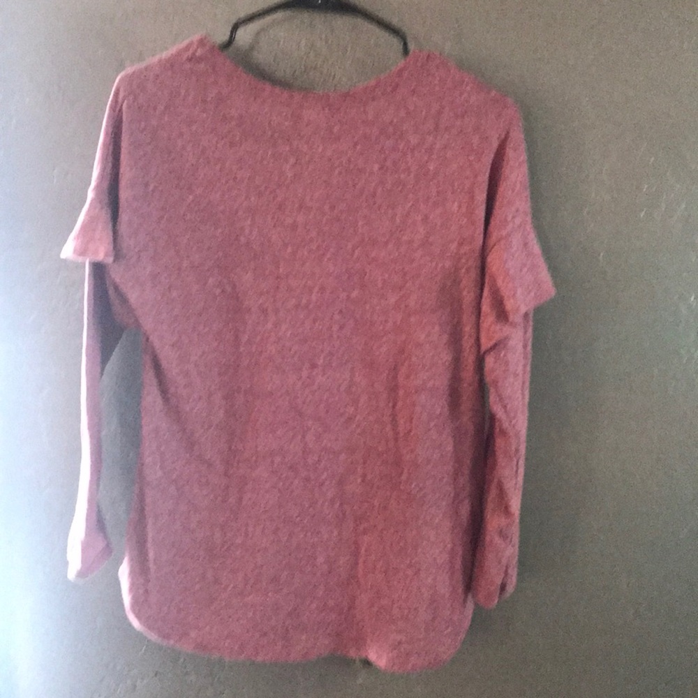 Cedar & Gold Ruffle Sleeve Top - Picture 3 of 5
